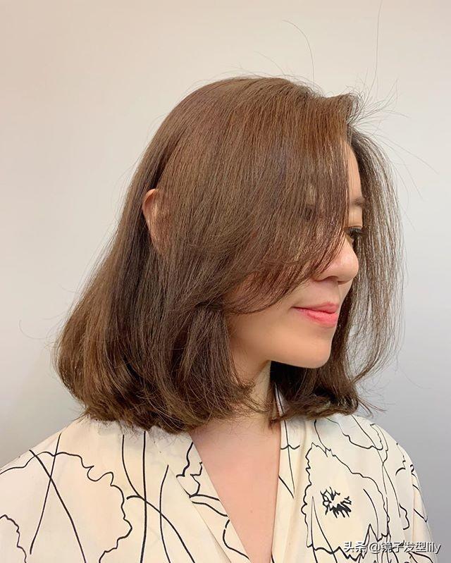 好看的烫头发型中长发（全头烫发尾烫纹理烫23款）(14)