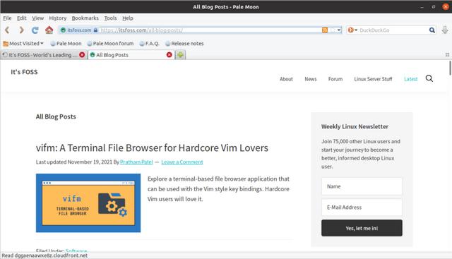 开源web浏览器(10个适用于Linux)(7)