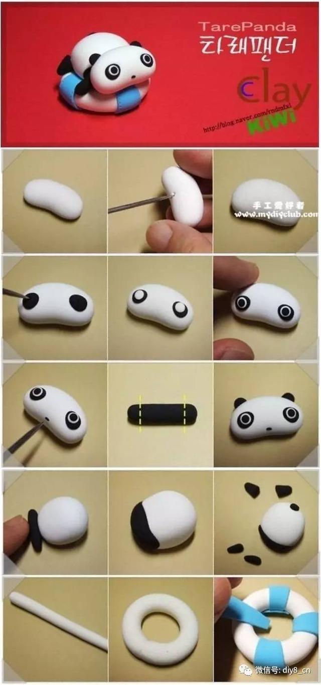 简单超轻粘土步骤图（30多款精美的超轻粘土教程）(13)