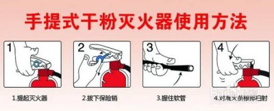 ​手提式干粉灭火器的使用方法（一般手提式干粉灭火器的使用方法）