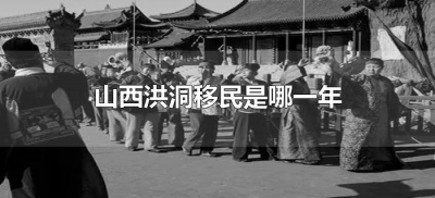 ​山西洪洞移民是哪一年（山西洪洞大移民是哪年）