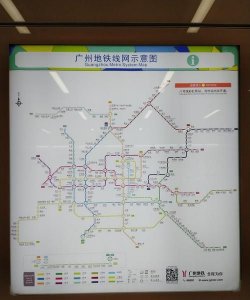 ​广州地铁线路图，广州地铁线路图站点的数字是什么意思？