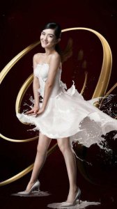 ​明星穿“牛奶裙”，身材一览无余，被朱茵迷倒！颖宝是“小馒头”
