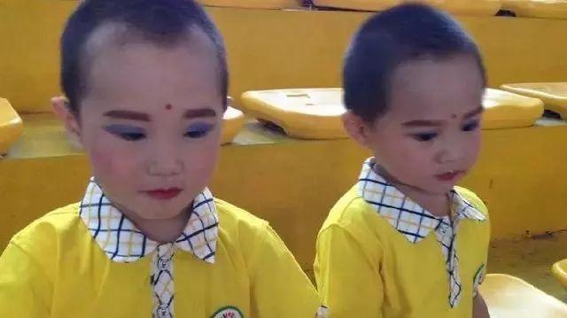 儿童节汇演妆容照曝光!亲妈看到都哭了哈哈哈哈哈哈哈哈哈