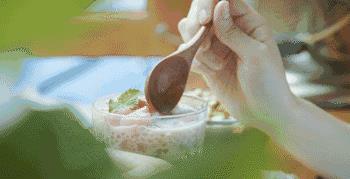 真的用椰奶做的清补凉,海南岛特产,喝一口,消暑气