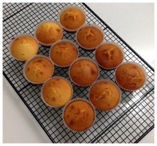 ​家庭自制纸杯蛋糕