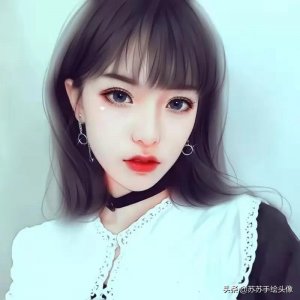 ​换个头像吧，清新唯美的女生手绘头像，谁看谁喜欢
