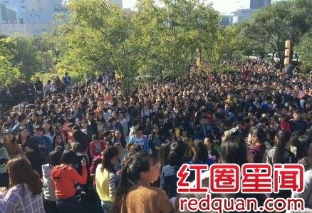 跑男西安录制现场人员爆满 王祖蓝喜欢鹿晗是真的吗_鹿晗跑男3现场照片