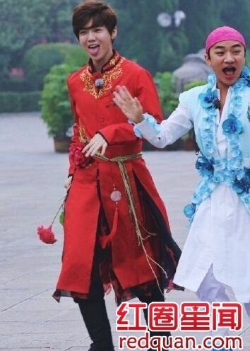 跑男西安录制现场人员爆满 王祖蓝喜欢鹿晗是真的吗_鹿晗跑男3现场照片