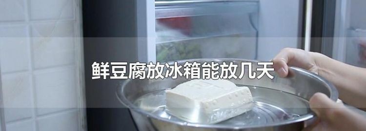 豆腐在冷藏室放几天会不会坏了