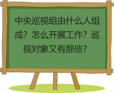 ​中央巡视组如何构成的？怎么开展工作？巡视对象又包括什么？
