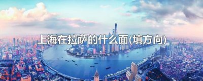​上海在拉萨的什么面(填方向)