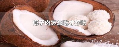 ​椰子肉怎么吃才好吃