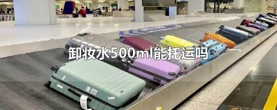 ​卸妆水500ml能托运吗