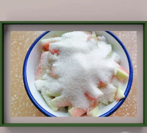 西瓜皮软糖的做法,西瓜皮怎么才能做成西瓜软糖图5