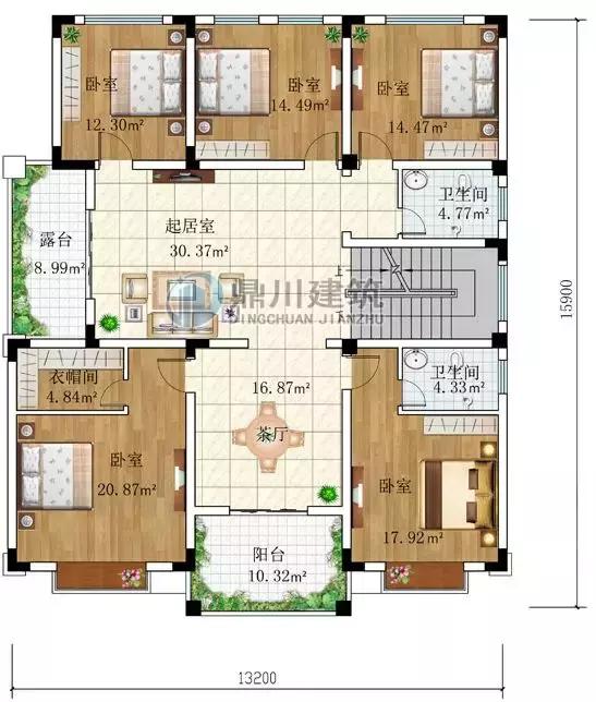 好看的小别墅设计（9款实用的独栋小别墅）(12)