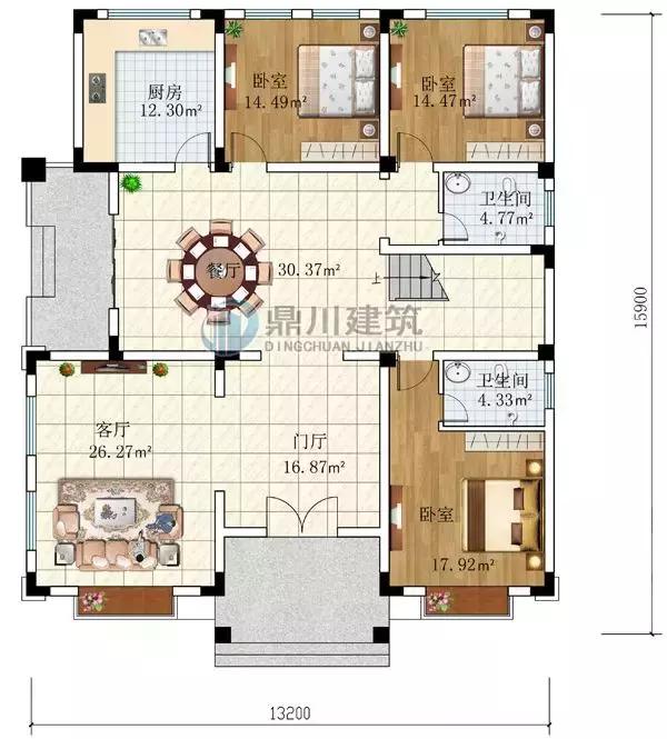 好看的小别墅设计（9款实用的独栋小别墅）(11)