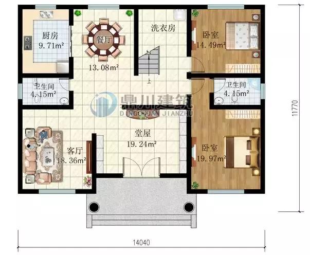 好看的小别墅设计（9款实用的独栋小别墅）(15)