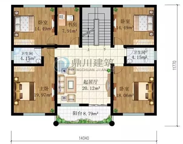 好看的小别墅设计（9款实用的独栋小别墅）(16)