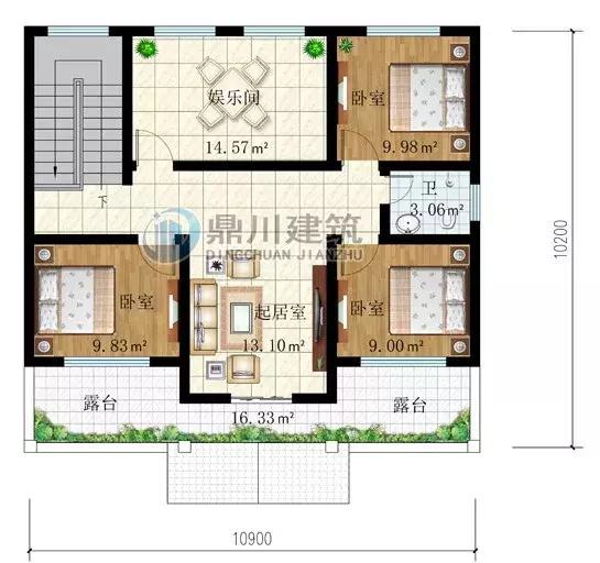 好看的小别墅设计（9款实用的独栋小别墅）(21)