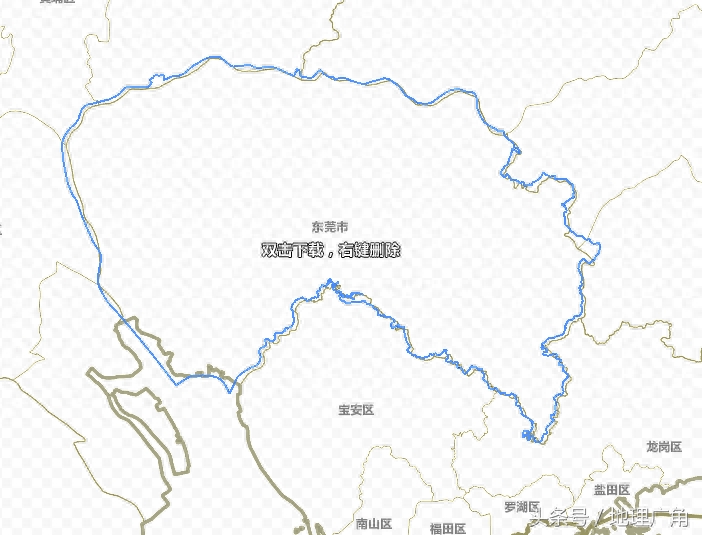 广东省详细政区图