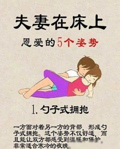 ​夫妻恩爱小妙招：床上恩爱的5种姿势，让爱情更升温！