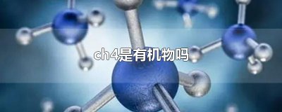 ​ch4是有机物吗
