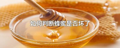 ​如何判断蜂蜜是否坏了