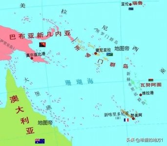 ​所罗门群岛是哪个国家（西南太平洋所罗门群岛地图位置）