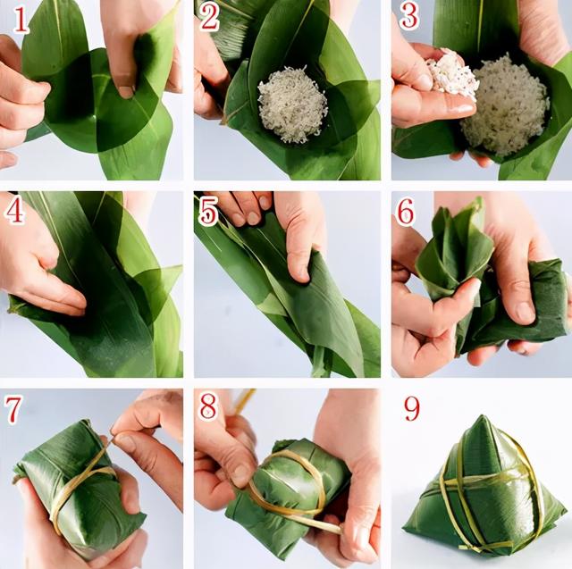 粽子简单的包法图解（教你粽子的正确包法）(6)