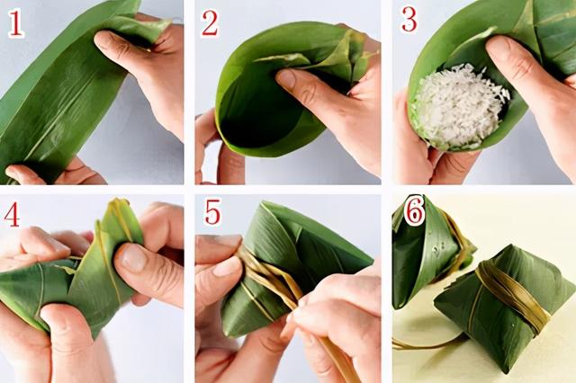 粽子简单的包法图解（教你粽子的正确包法）(10)