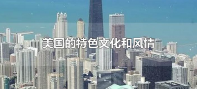 ​美国的特色文化和风情（美国的风情文化特点）