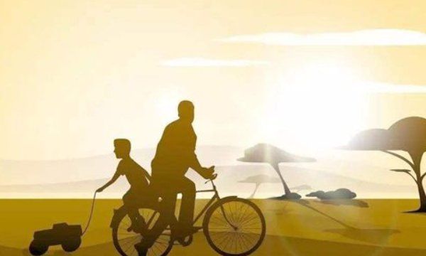 父亲节的祝福语言简短,父亲节跟父亲说什么祝福语好三十字以内图4