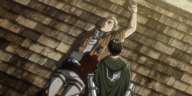 进击的巨人盘点艾尔文团长的三次举手，这是他最让人震撼的动作