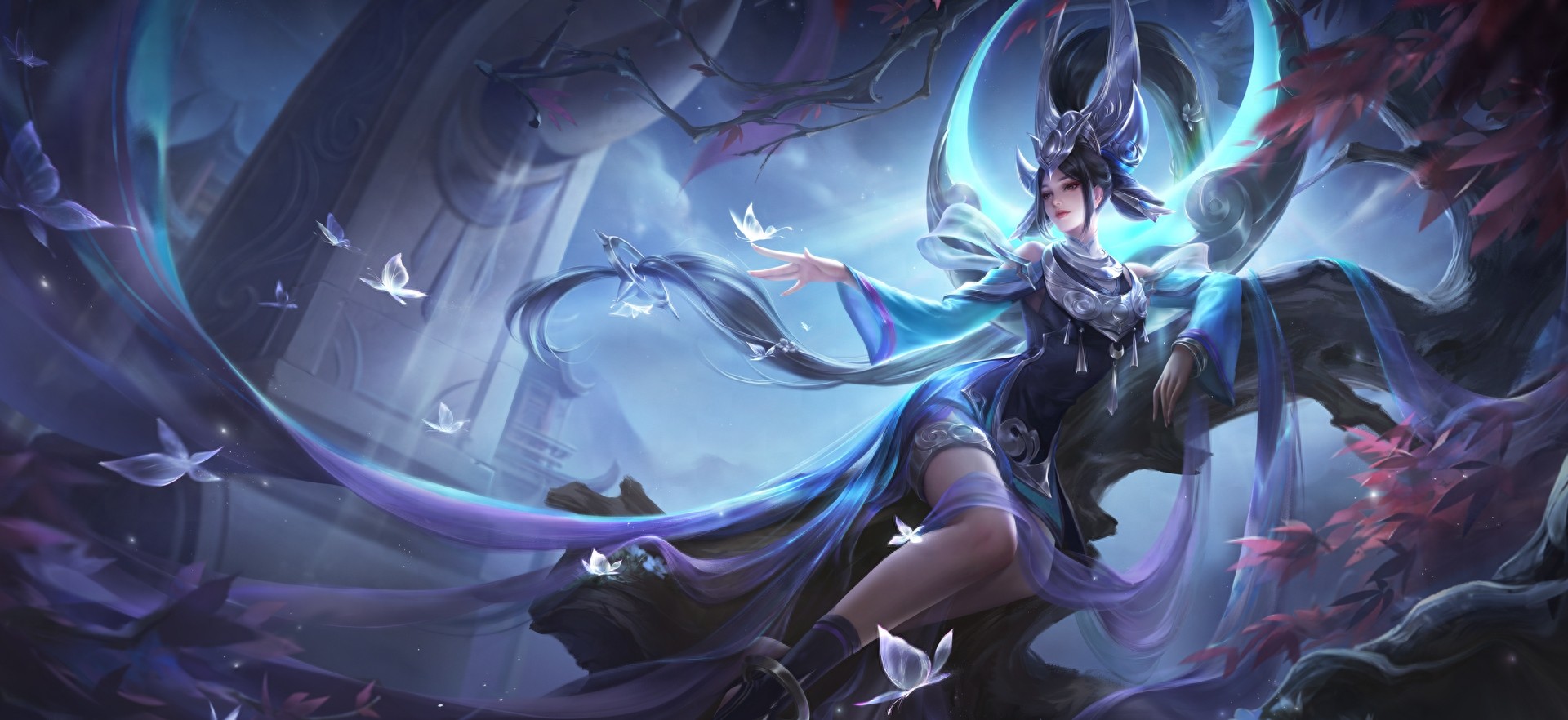 王者荣耀:女娲原画壁纸大全,尼罗河女神,朔望之晖,至高创世