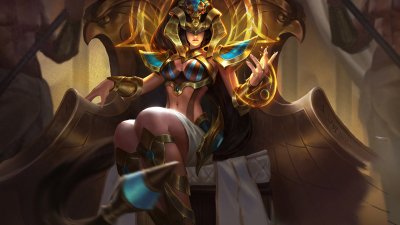 ​王者荣耀：女娲原画壁纸大全，尼罗河女神，朔望之晖，至高创世