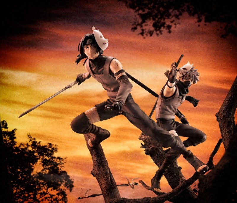 鼬神再度来袭!火影忍者宇智波鼬暗部手办,很酷~