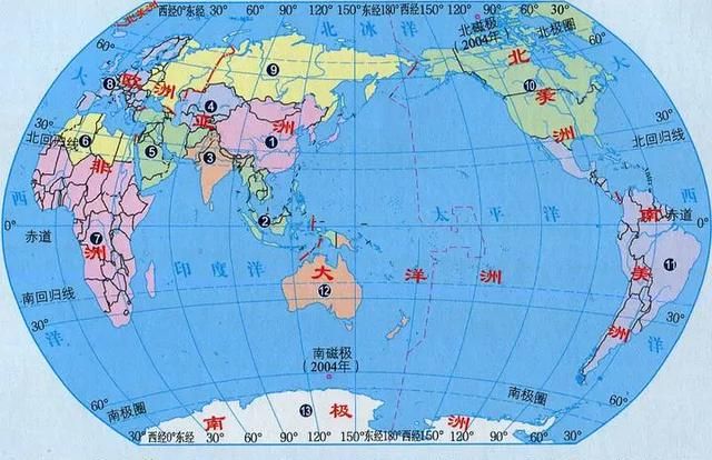 世界几大洲，世界地图五大洲七大洋？图3