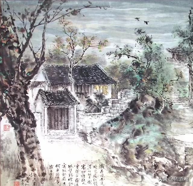 常见古诗国画配图（10首古诗配精美国画）(7)