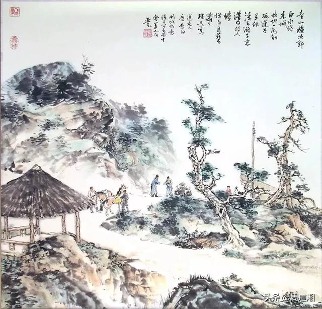 常见古诗国画配图（10首古诗配精美国画）(15)