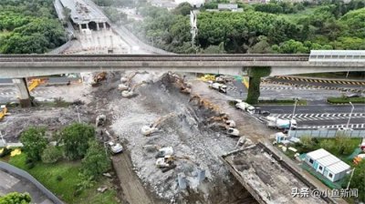 ​无锡老312国道上跨锡沪路桥正式拆除