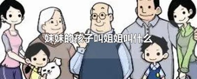 ​妹妹的孩子叫姐姐叫什么