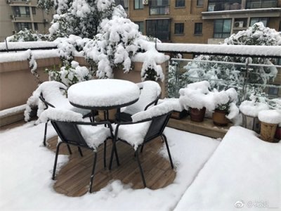 ​寒潮凶猛，大暴雪袭击杭州！积雪10厘米以上一夜变雪城
