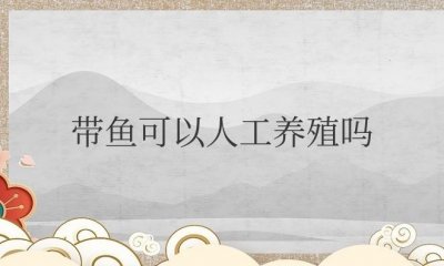 带鱼可以人工养殖吗（能在海里人工养殖吗）