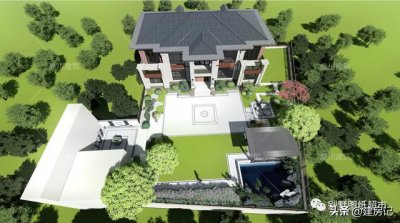 ​简单大方别墅庭院设计（4套农村别墅庭院设计方案）