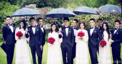 ​袁弘张歆艺结婚，伴娘伴郎团都是什么来头？