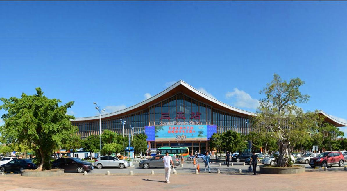 三亚站  中国最南的火车站、高铁站