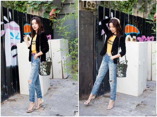 董洁董璇傻傻分不清楚，熟悉二者的穿搭风格即可，董洁穿对了