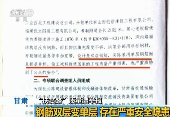甘肃投资16亿扶贫路刷层涂料就算“整改” 记者调查四处碰壁