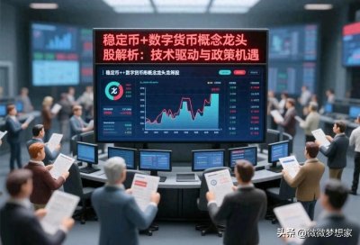 ​稳定币+数字货币概念6家龙头股解析